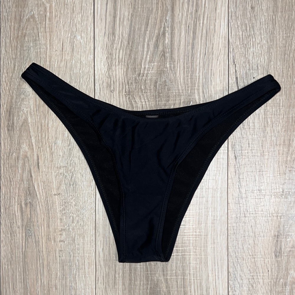Black high cut Bikini Bottom